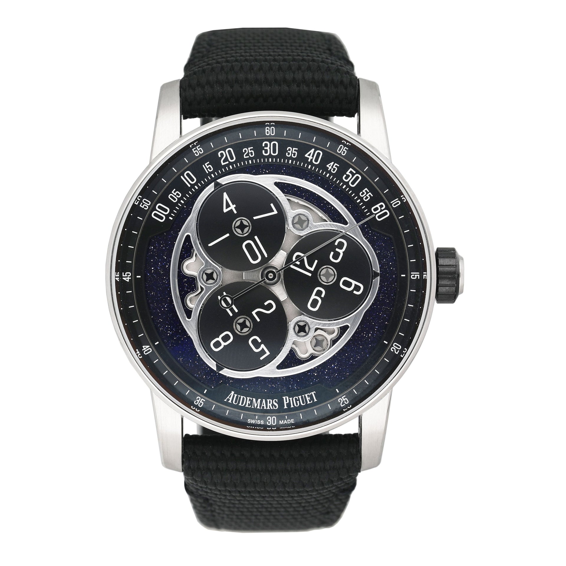 Audemars Piguet Code 15212NB STARWHEEL Mens Watch Box Papers