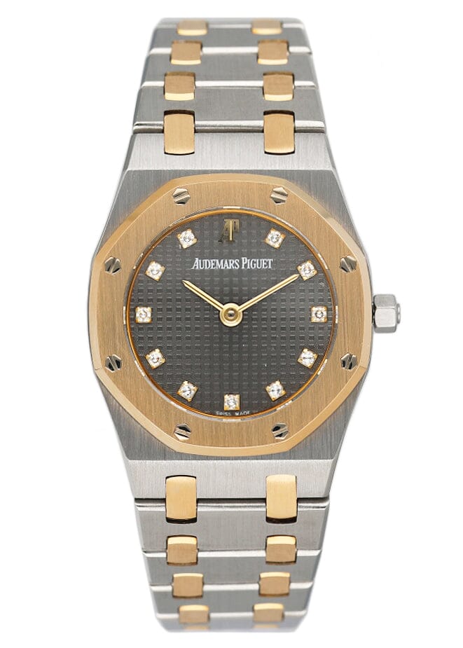 Audemars Piguet Royal Diamond Gray Dial Two-Tone Ladies Watch - Watches