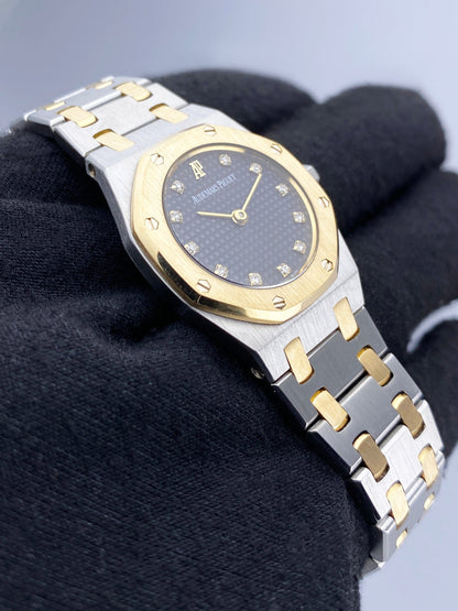 Audemars Piguet Royal Diamond Gray Dial Two-Tone Ladies Watch - Watches