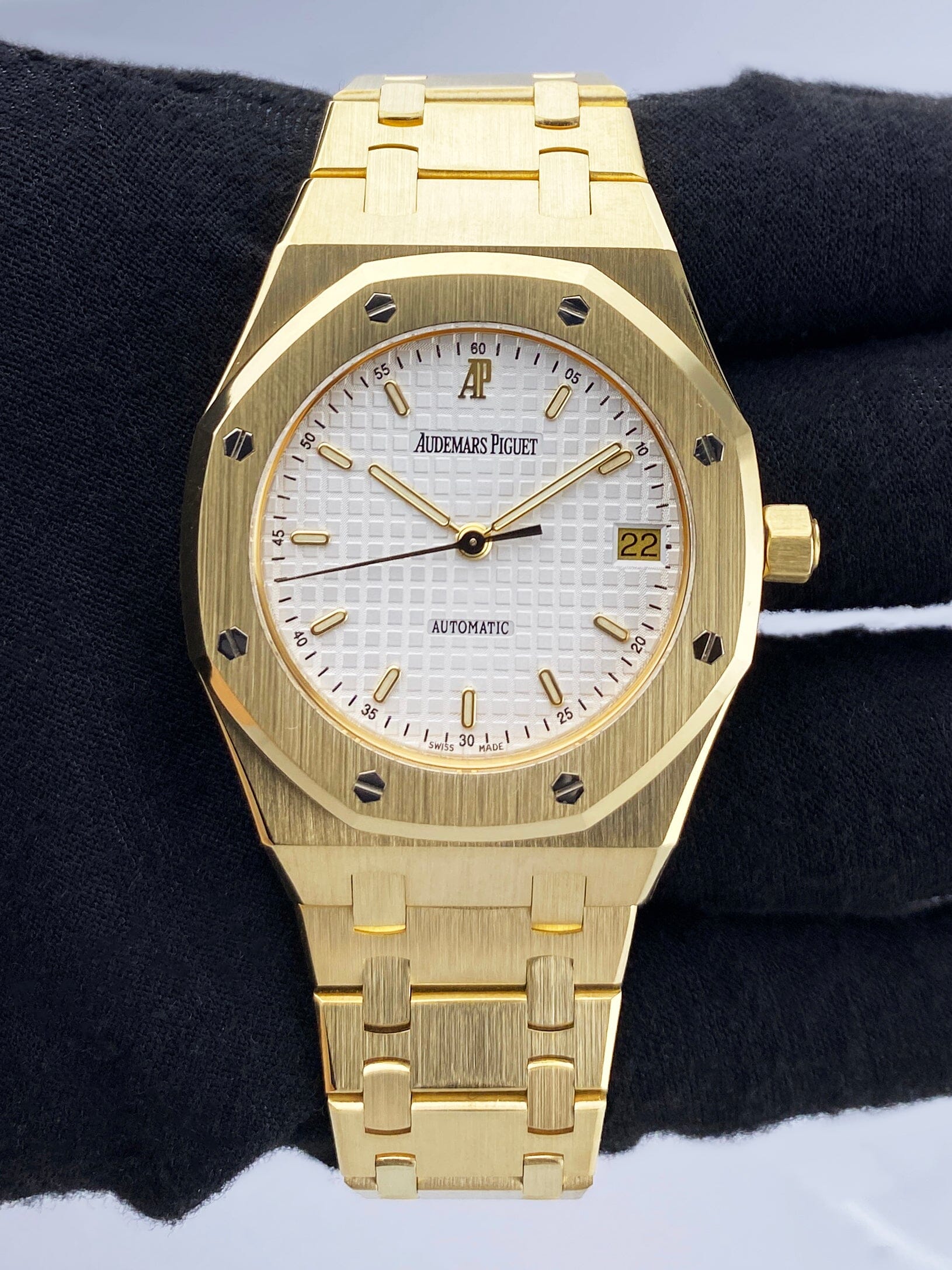 Audemars Piguet Royal Oak 14790BA 18K Yellow Gold Mens Watch - Wristwatch