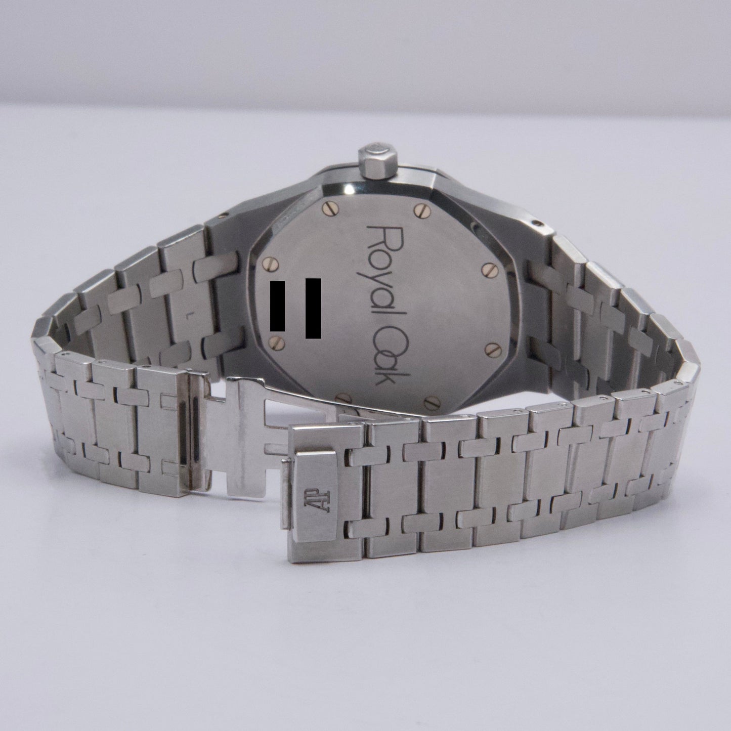 Audemars Piguet Royal Oak 14790ST Blue Dial Mens Watch Box Papers - Watches