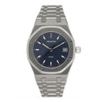 Audemars Piguet Royal Oak 14790ST Blue Dial Mens Watch Box Papers - Watches