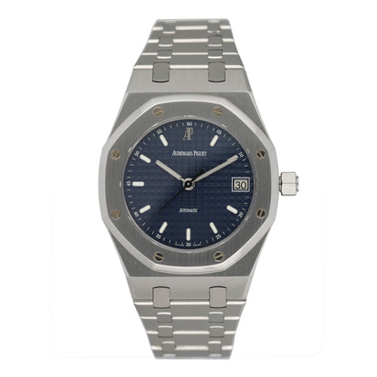 Audemars Piguet Royal Oak 14790ST Blue Dial Mens Watch Box Papers - Watches