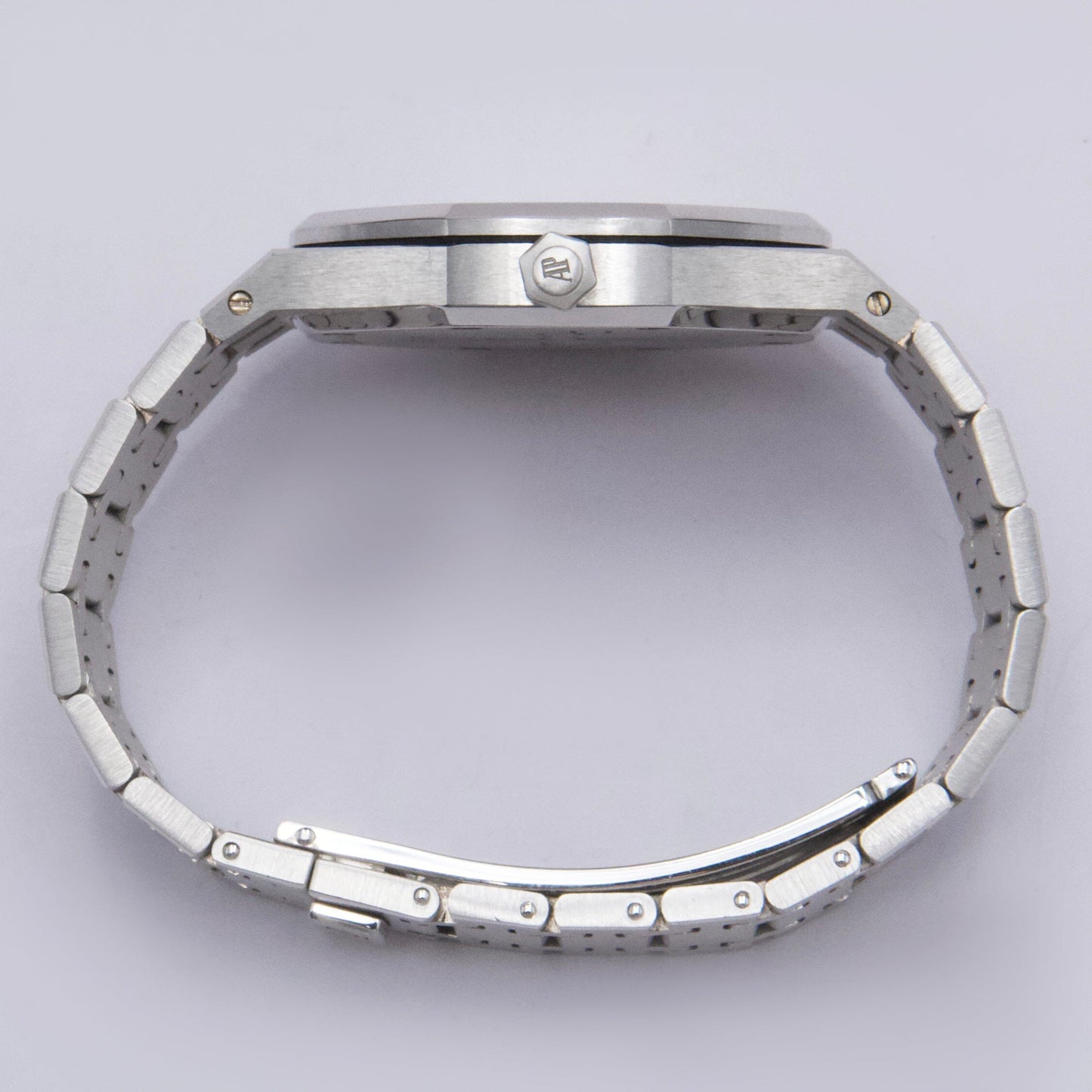 Audemars Piguet Royal Oak 14813BC Diamond MOP 18K White Gold Mens Watch Box Papers - Watches