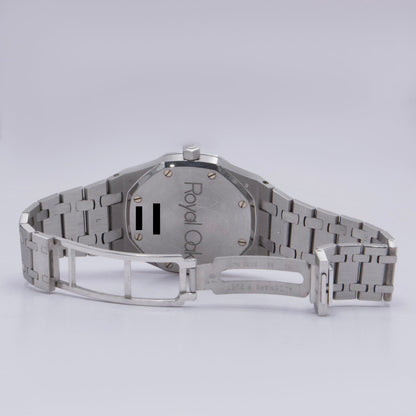 Audemars Piguet Royal Oak 14813BC Diamond MOP 18K White Gold Mens Watch Box Papers - Watches