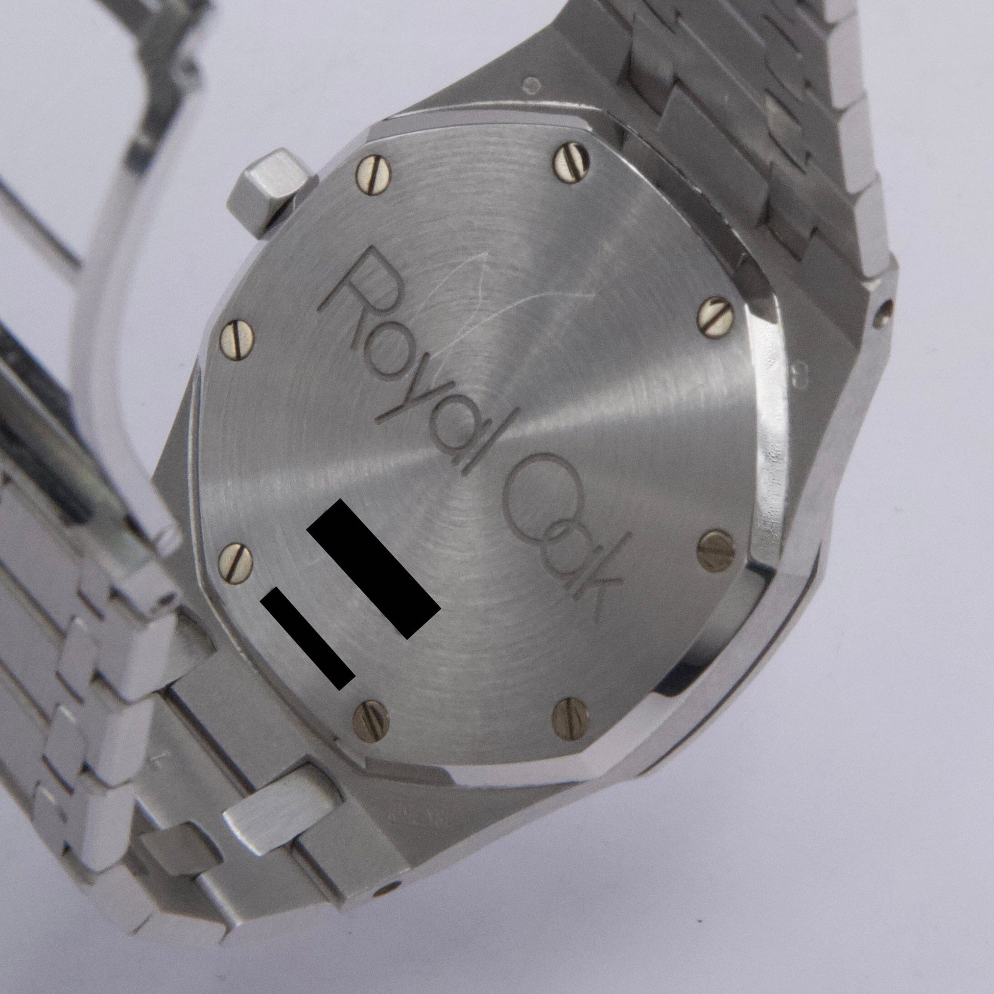 Audemars Piguet Royal Oak 14813BC Diamond MOP 18K White Gold Mens Watch Box Papers - Watches