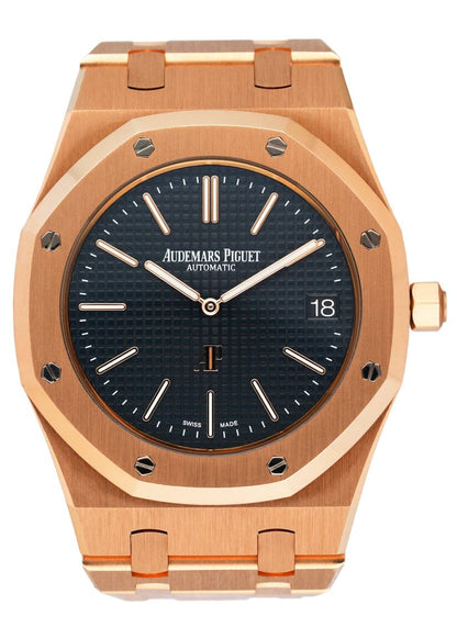 Audemars Piguet Royal Oak 152020OR 18K Rose Gold Mens Watch Box Papers - Virtual