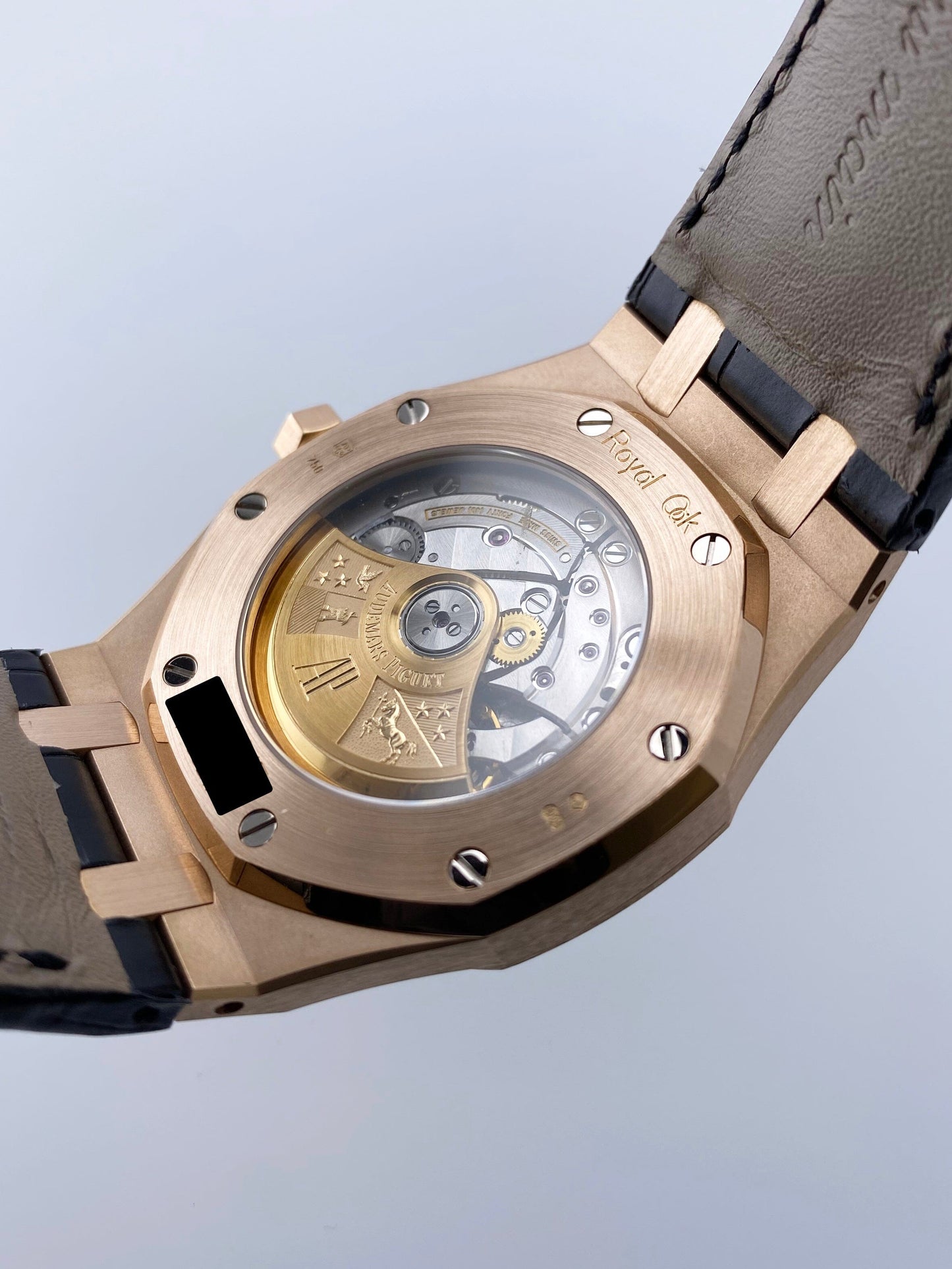 Audemars Piguet Royal Oak 15300OR Black Dial Mens Watch Box Papers - Watches