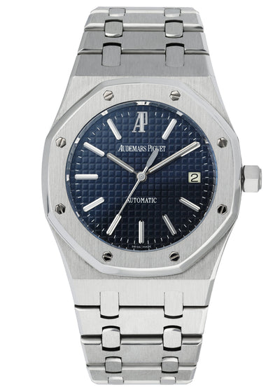 Audemars Piguet Royal Oak 15300ST Blue Dial Mens Watch Box Papers - Virtual