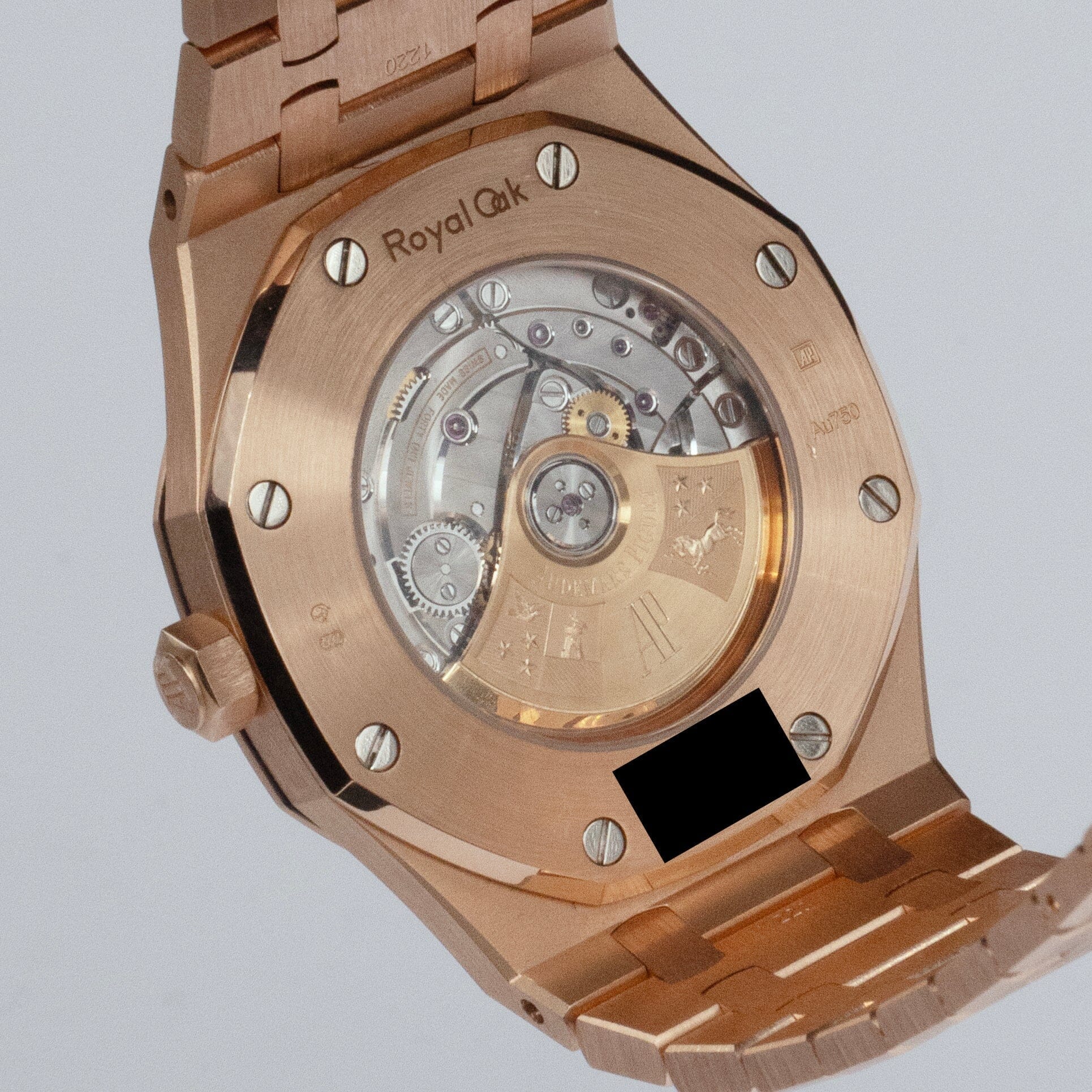 Audemars Piguet Royal Oak 15400OR 18K Rose Gold White Dial Box Papers - Watches