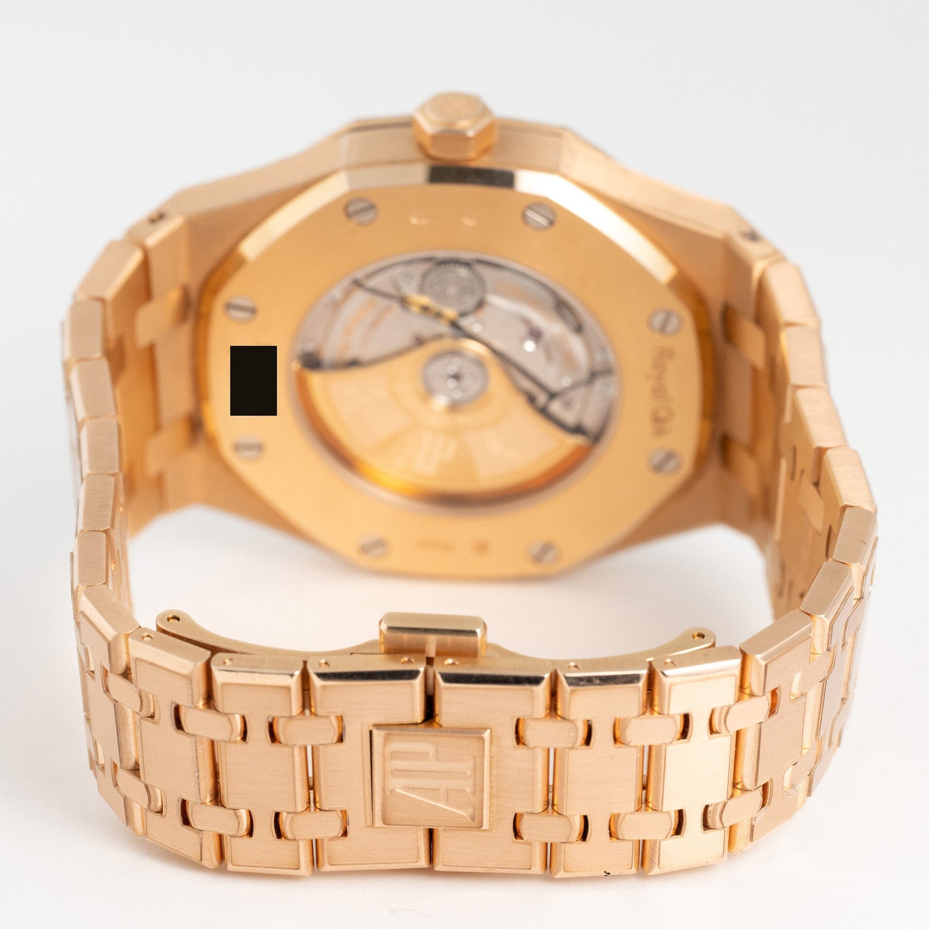Audemars Piguet Royal Oak 15400OR 18K Rose Gold White Dial Box Papers - Watches