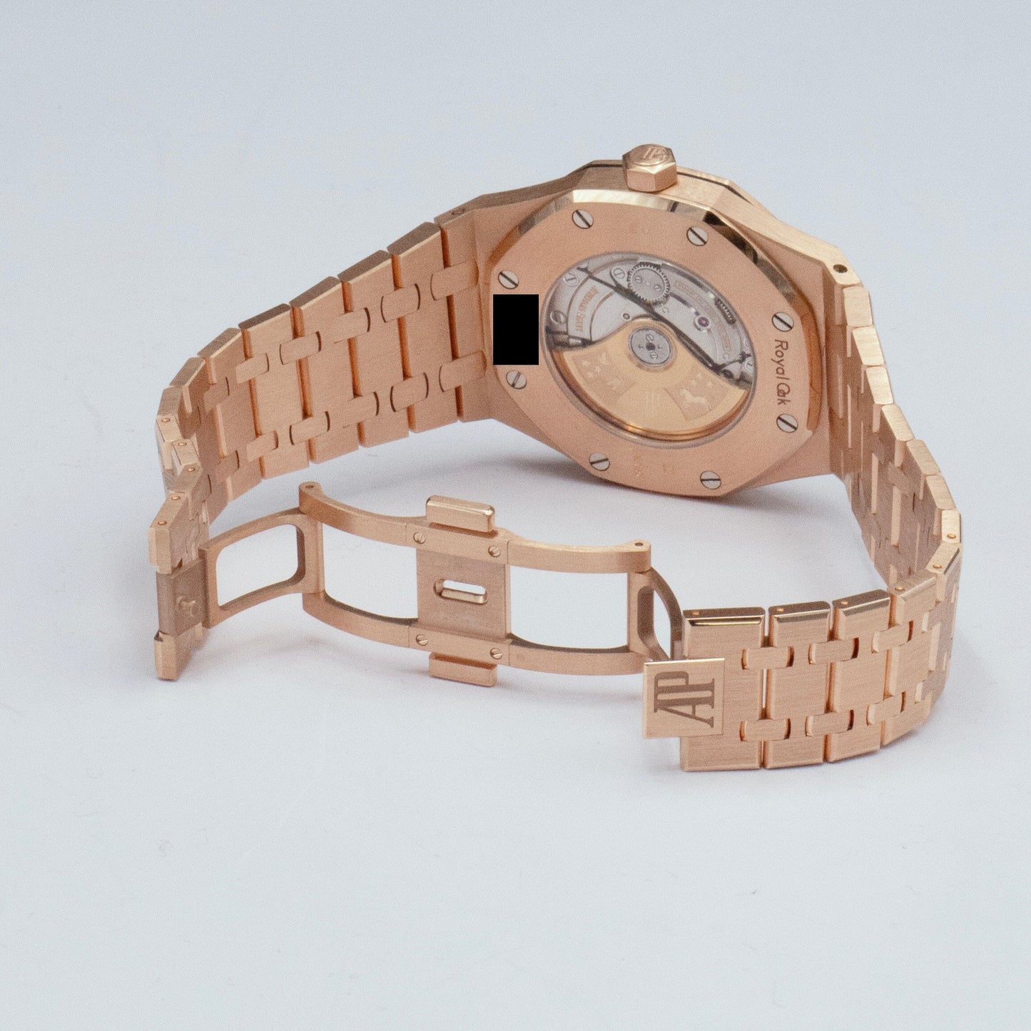 Audemars Piguet Royal Oak 15400OR 18K Rose Gold White Dial Box Papers - Watches