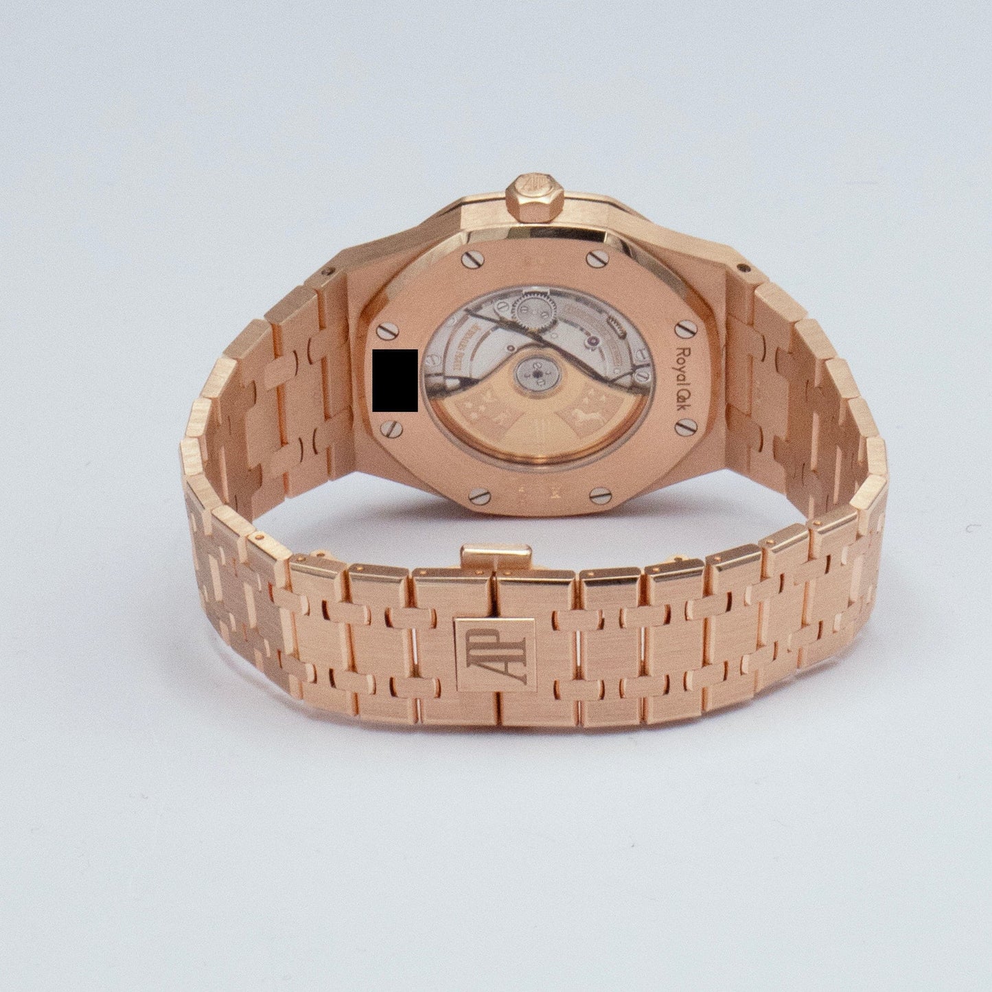 Audemars Piguet Royal Oak 15400OR 18K Rose Gold White Dial Box Papers - Watches