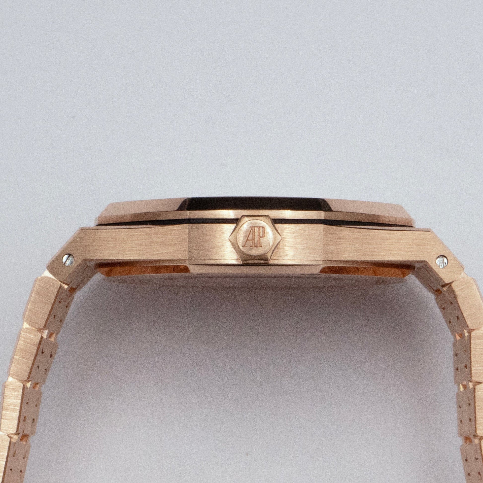 Audemars Piguet Royal Oak 15400OR 18K Rose Gold White Dial Box Papers - Watches