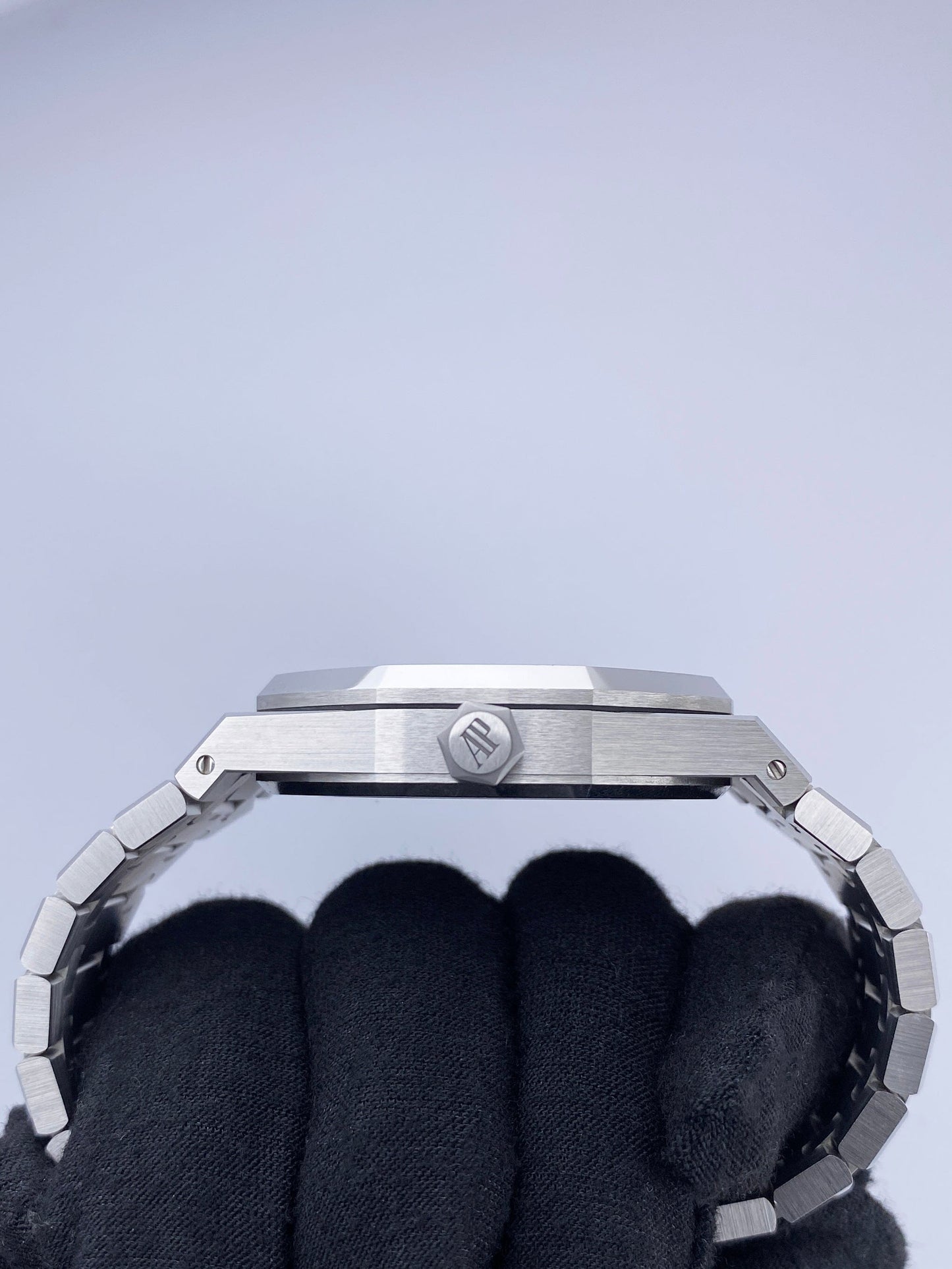 Audemars Piguet Royal Oak 15500ST Black Dial Mens Watch Box Papers - Watches