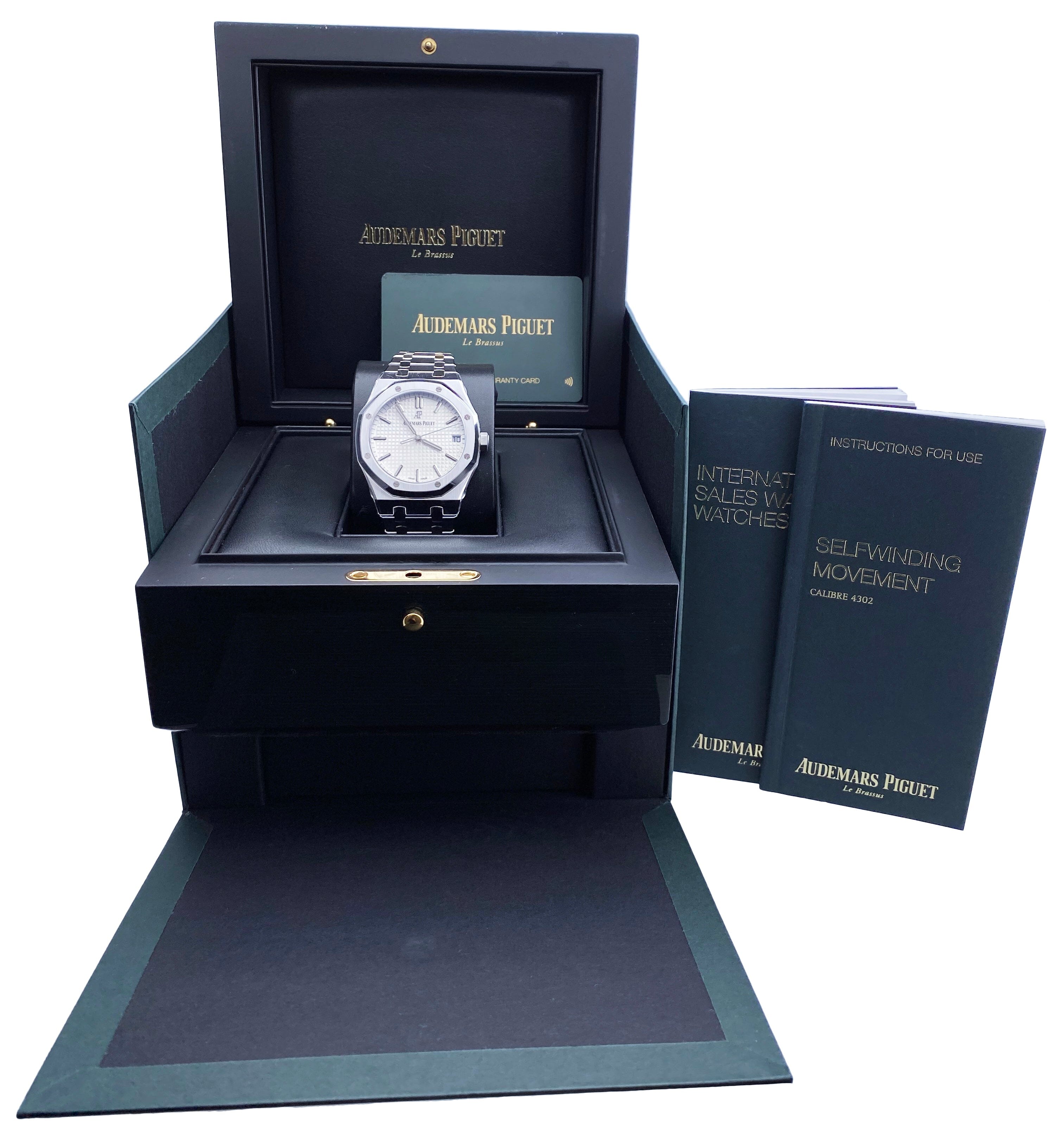 Audemars Piguet Royal Oak 15500ST Silver Dial Mens Watch Box