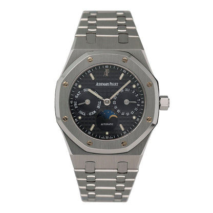 Audemars Piguet Royal Oak 25594ST Blue Dial Moonphase Mens Watch