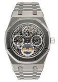 Audemars Piguet Royal Oak 25829ST Perpetual Calendar Mens Watch Box Papers - Wristwatch