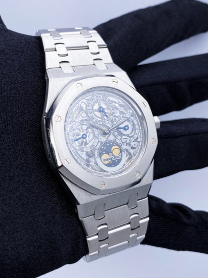 Audemars Piguet Royal Oak 25829ST Perpetual Calendar Mens Watch Box Papers - Wristwatch