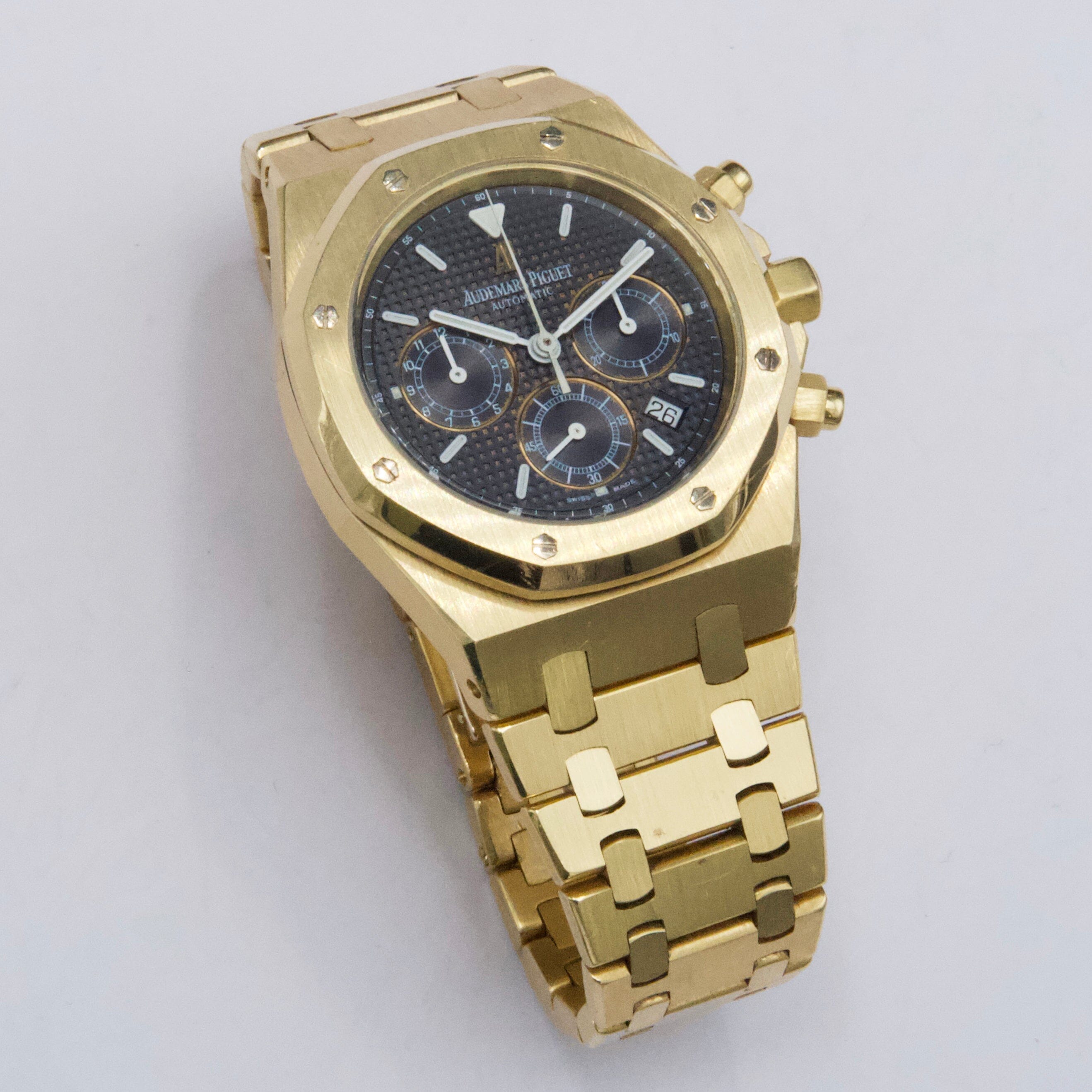Audemars Piguet Royal Oak 25860BA Blue Dial Mens Watch With – Phigora
