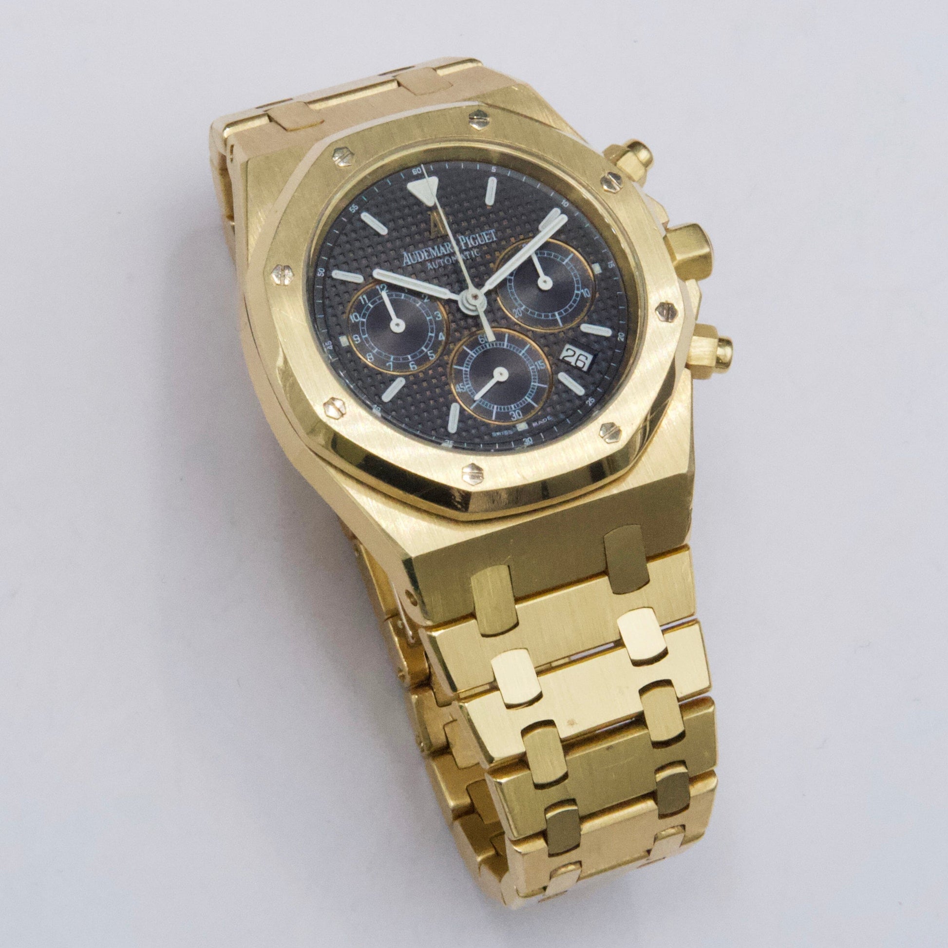 Audemars Piguet Royal Oak 25860BA Blue Dial Mens Watch With Archives - Watches