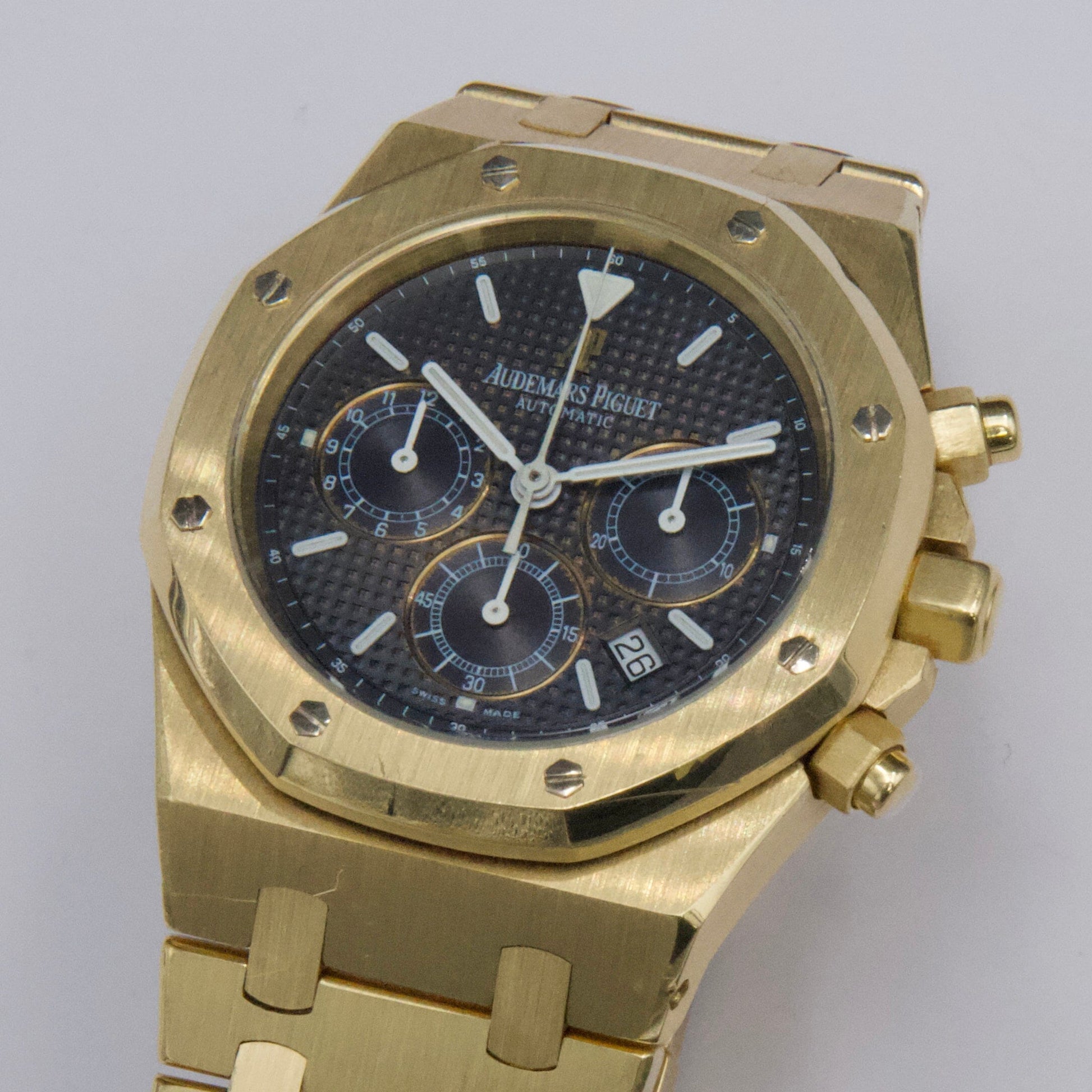 Audemars Piguet Royal Oak 25860BA Blue Dial Mens Watch With Archives - Watches