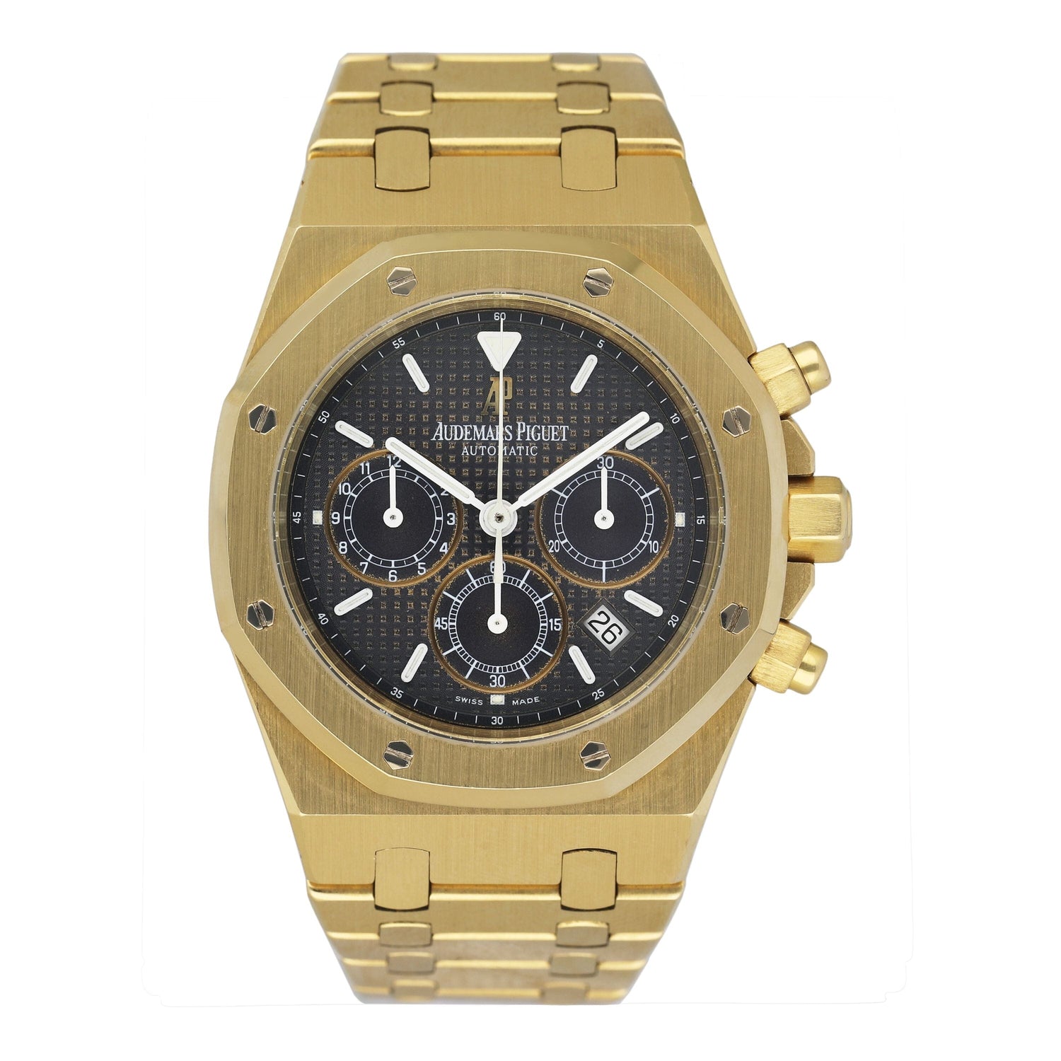 Audemars Piguet Royal Oak 25860BA Blue Dial Mens Watch With Archives - Watches