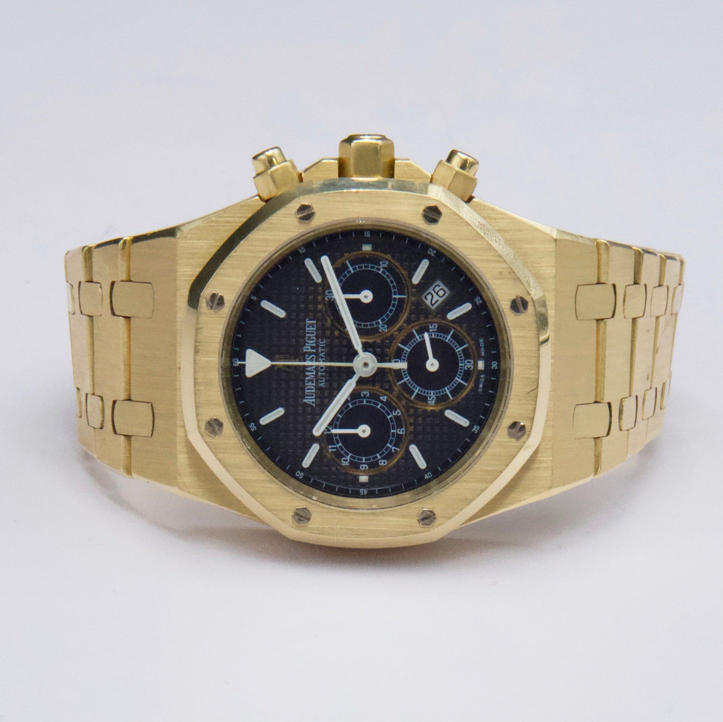 Audemars Piguet Royal Oak 25860BA Blue Dial Mens Watch With Archives - Watches