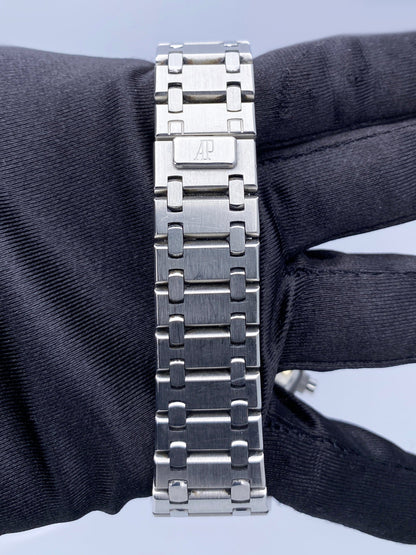 Audemars Piguet Royal Oak 25860ST Blue Dial Mens Watch Box Papers - Watches