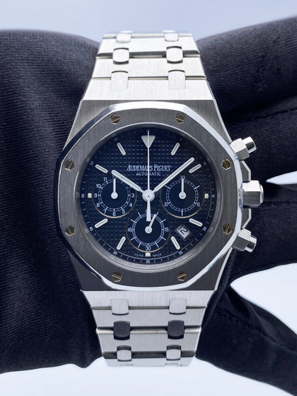 Audemars Piguet Royal Oak 25860ST Blue Dial Mens Watch Box Papers - Watches