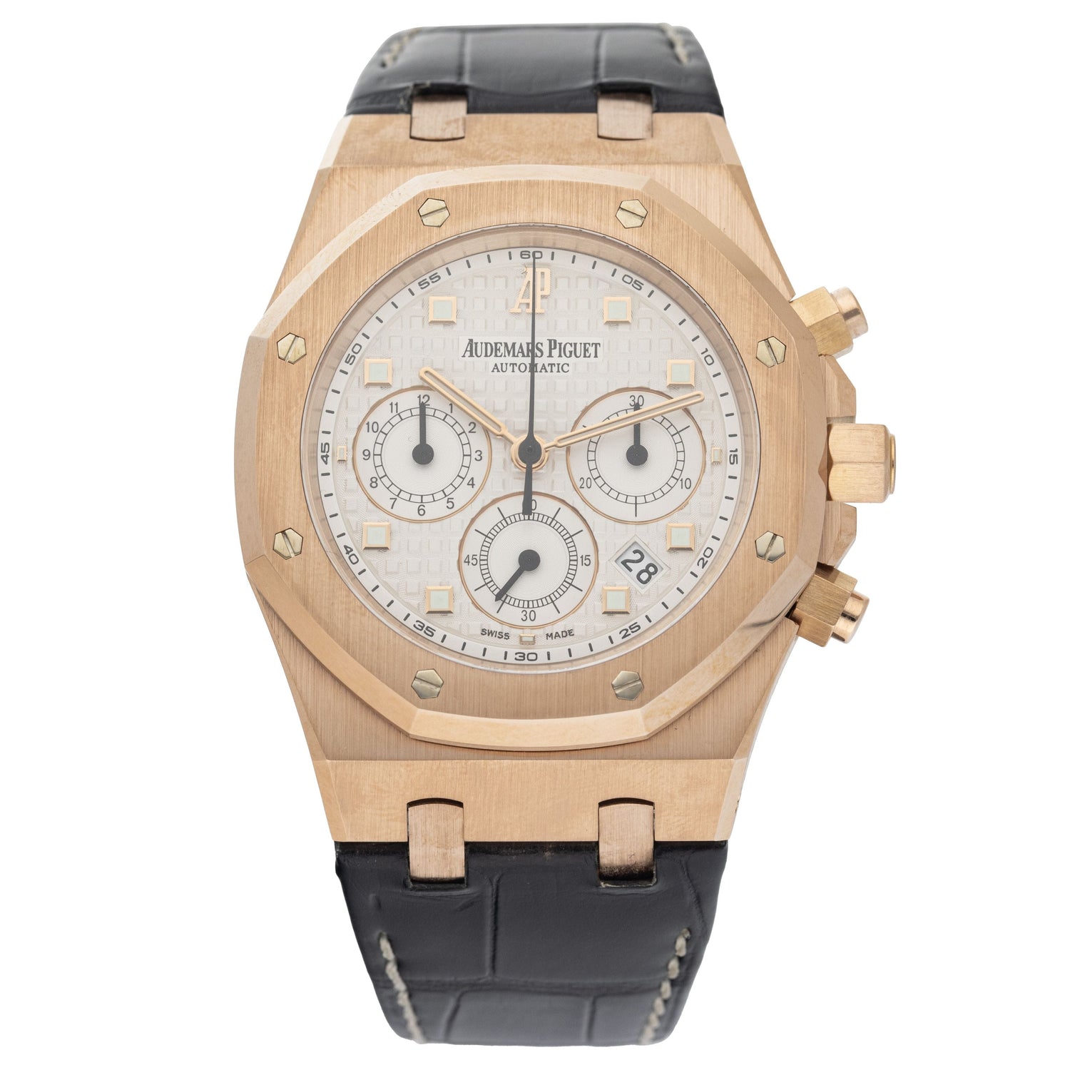 Audemars Piguet Royal Oak 26022OR 18K Rose Gold Mens Watch - Watches