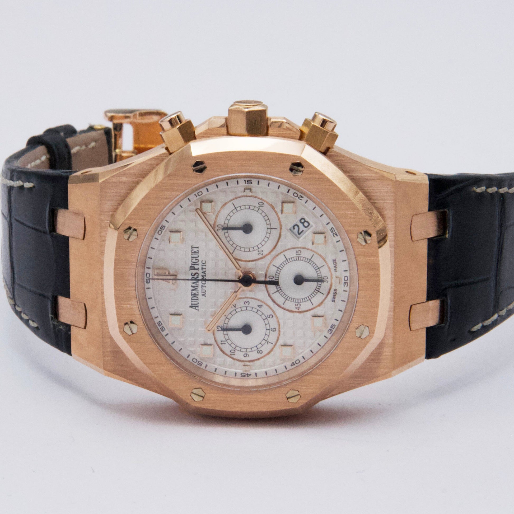 Audemars Piguet Royal Oak 26022OR 18K Rose Gold Mens Watch - Watches