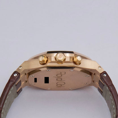 Audemars Piguet Royal Oak 26022OR 18K Rose Gold Mens Watch With Papers - Virtual