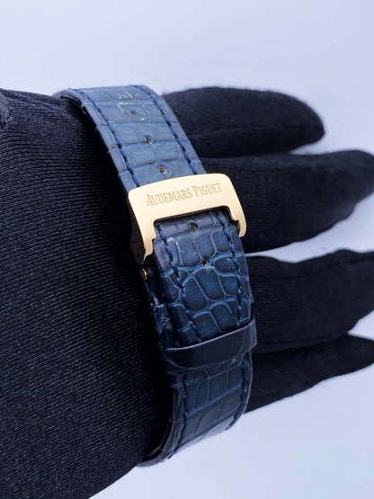 Audemars Piguet Royal Oak 26120OR Dual Time Mens Watch Box Papers