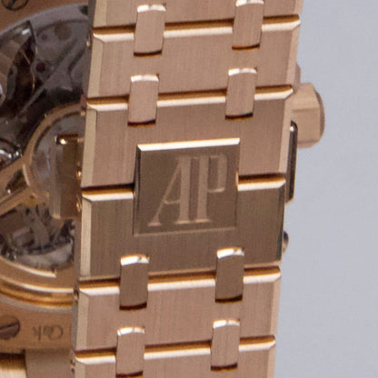 Audemars Piguet Royal Oak 26240OR Blue Dial Mens Watch Box Papers - Watches