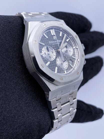 Audemars Piguet Royal Oak 26315ST Rutheniam Grey Dial Mens Watch Box Papers - Watches