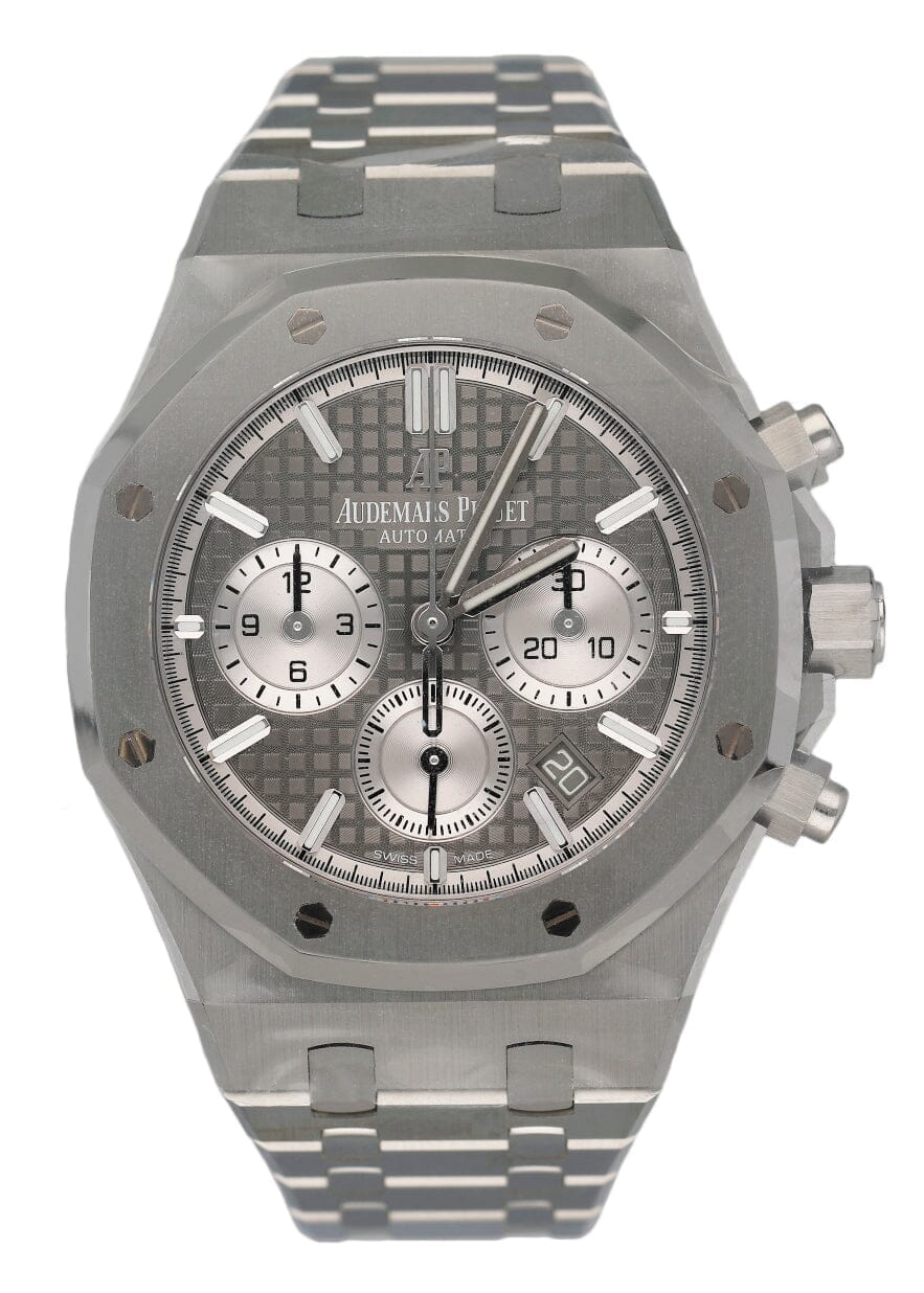 Audemars Piguet Royal Oak 26315ST Rutheniam Grey Dial Mens Watch Box Papers - Watches