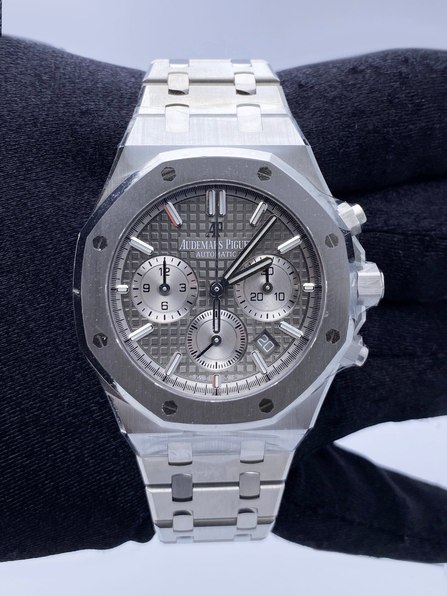 Audemars Piguet Royal Oak 26315ST Rutheniam Grey Dial Mens Watch Box Papers - Watches