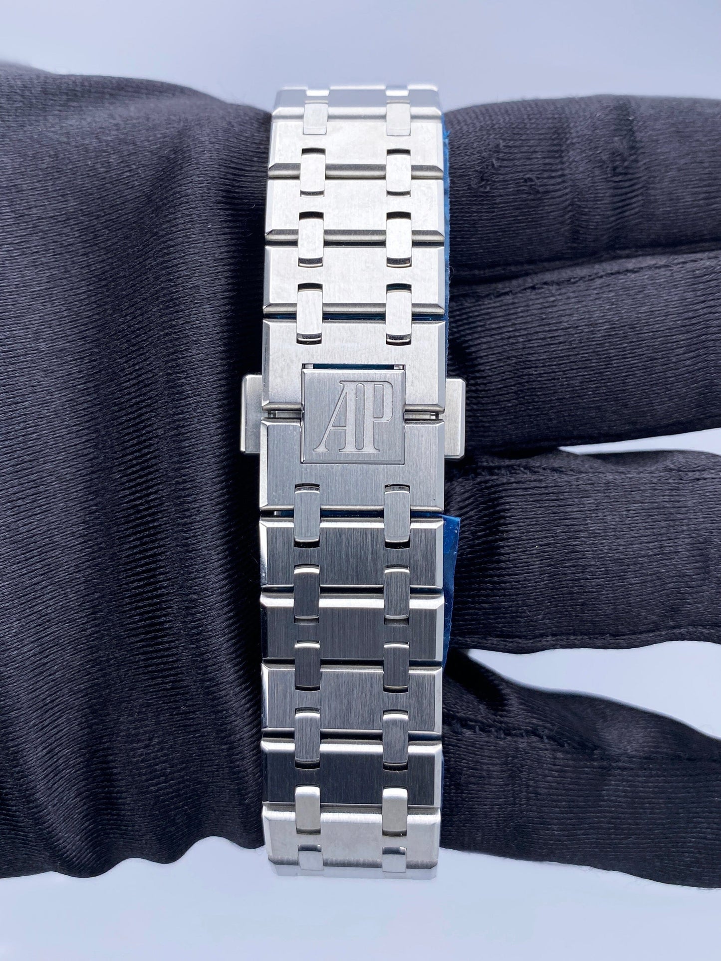 Audemars Piguet Royal Oak 26315ST Silver & Blue Dial Mens Watch Box Papers - Watches
