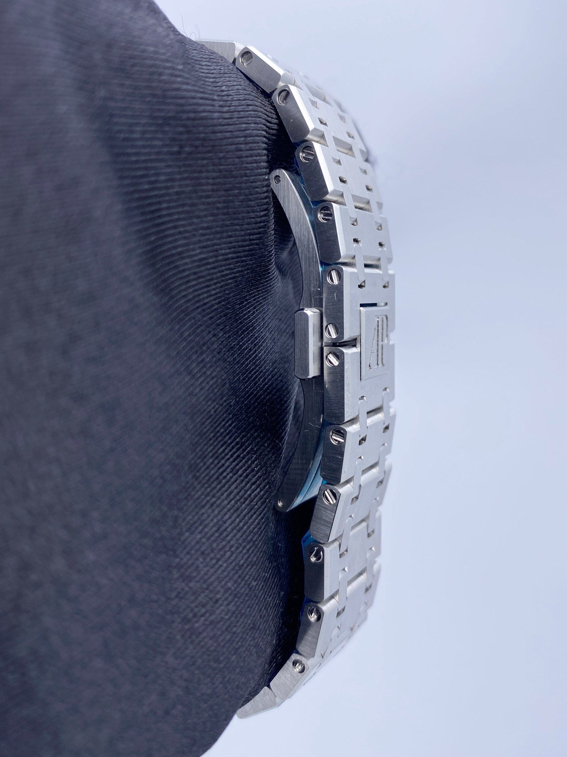 Audemars Piguet Royal Oak 26315ST Silver & Blue Dial Mens Watch Box Papers - Watches