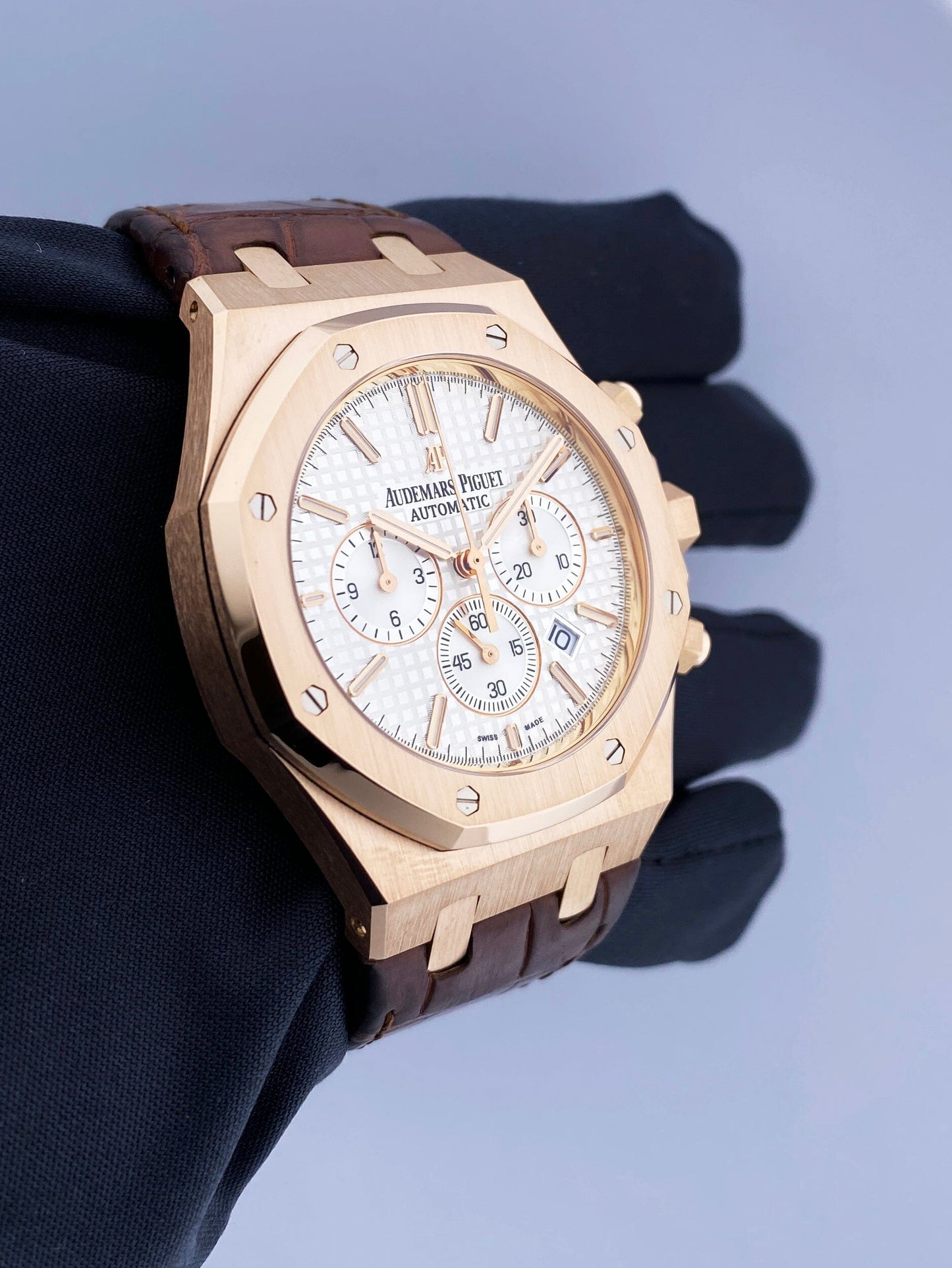 Audemars Piguet Royal Oak 26320OR 18K Rose Gold Chronograph Mens Watch - Virtual