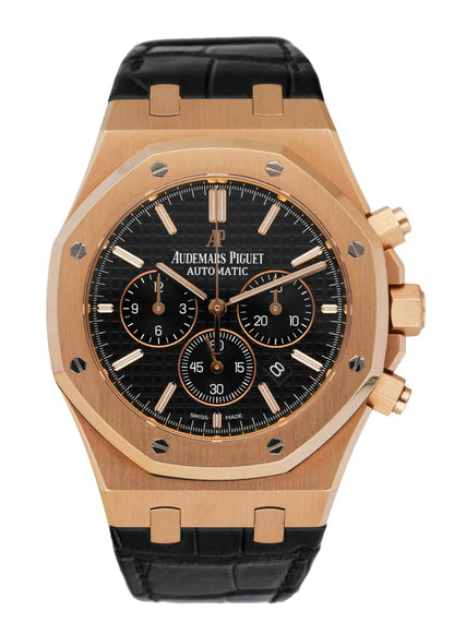 Audemars Piguet Royal Oak 26320OR 18K Rose Gold Chronograph Mens Watch - Virtual