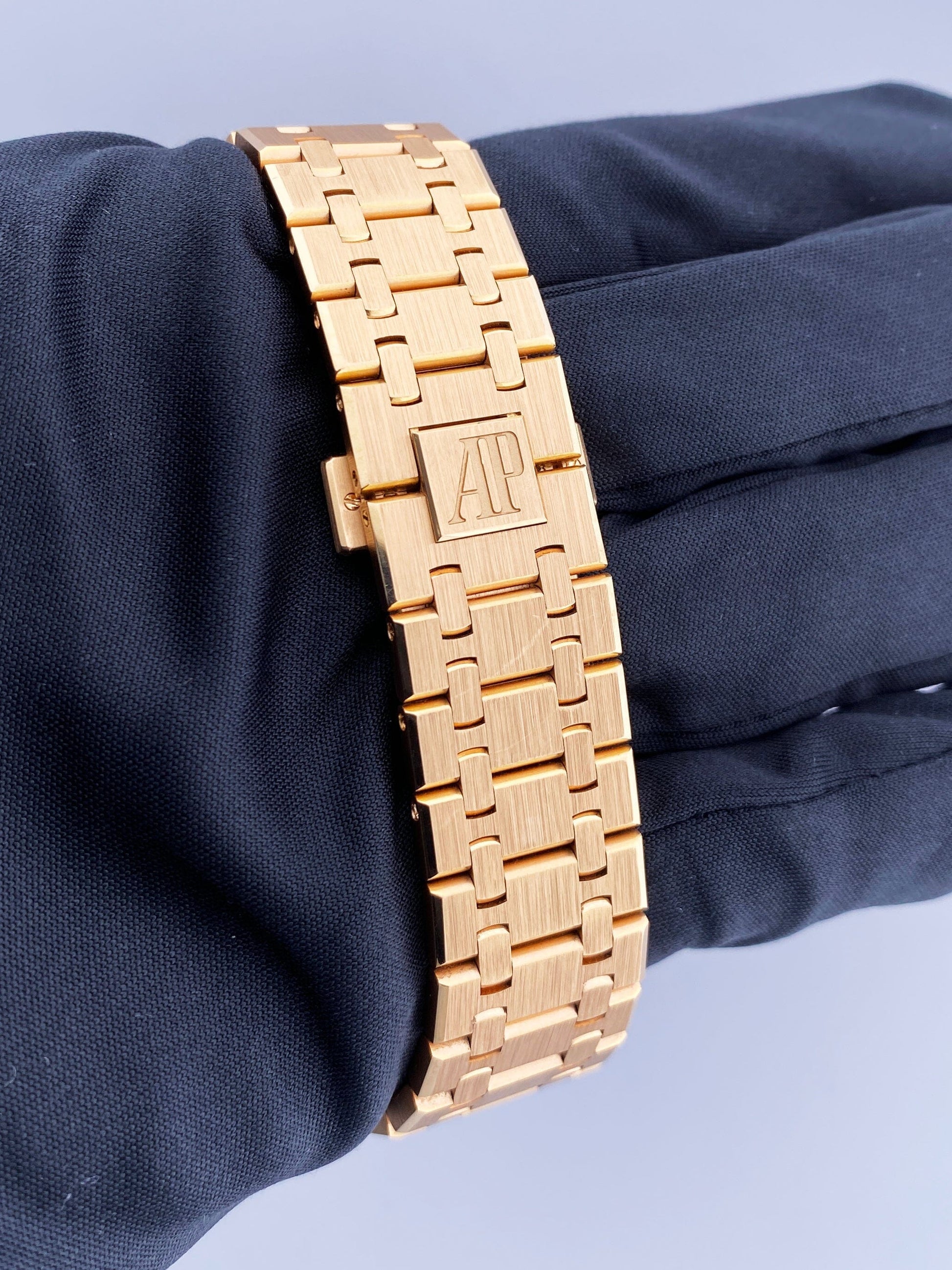 Audemars Piguet Royal Oak 26320OR 18K Rose Gold Chronograph Mens Watch Box Papers - Virtual
