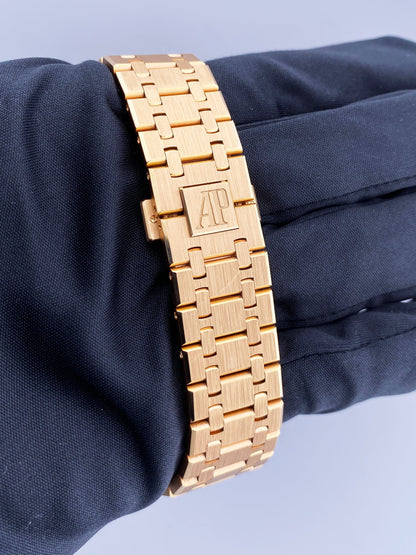 Audemars Piguet Royal Oak 26320OR 18K Rose Gold Chronograph Mens Watch Box Papers - Virtual