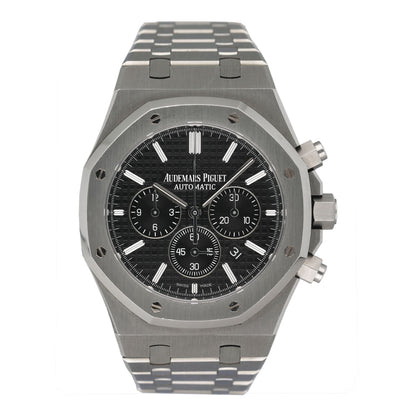 Audemars Piguet Royal Oak 26320ST Black Dial Mens Watch Box Papers - Wristwatch