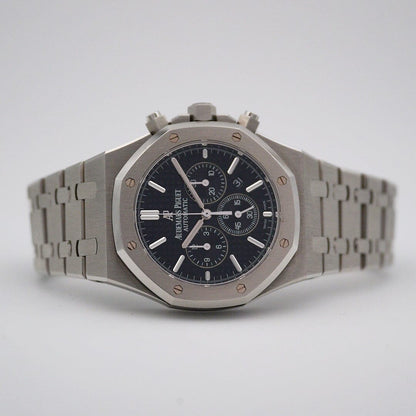 Audemars Piguet Royal Oak 26320ST Black Dial Mens Watch Box Papers - Wristwatch