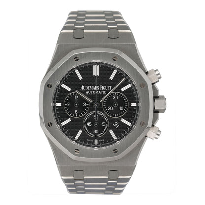 Audemars Piguet Royal Oak 26320ST Black Dial Mens Watch Box Papers - Wristwatch