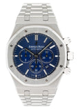 Audemars Piguet Royal Oak 26320ST Blue Dial Mens Watch Box Papers - Virtual