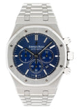 Audemars Piguet Royal Oak 26320ST Blue Dial Mens Watch Box Papers - Virtual