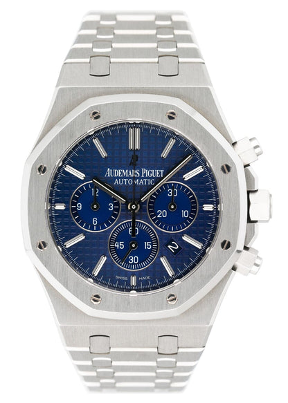 Audemars Piguet Royal Oak 26320ST Blue Dial Mens Watch Box Papers - Virtual